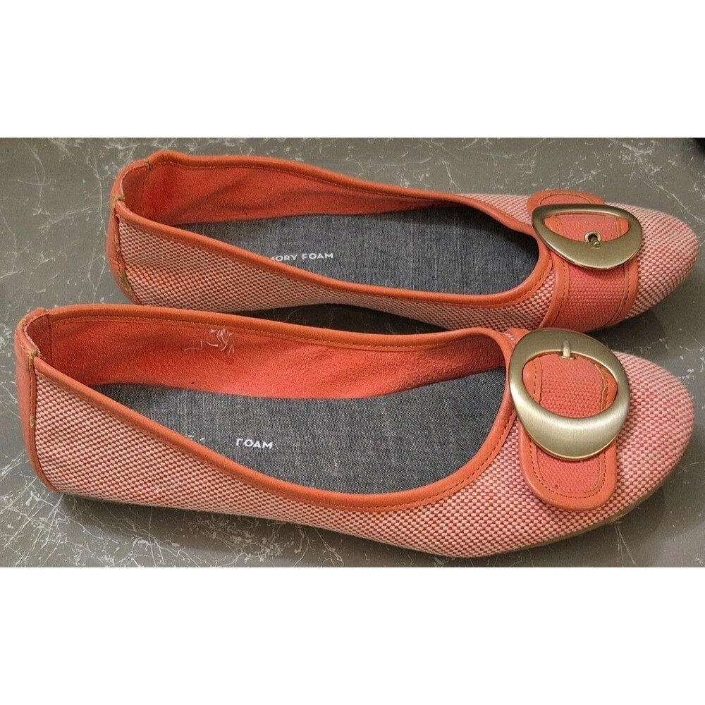 Dr Scholls Women's Ballet Flats Slip Ons W/ Buckle,Size 8